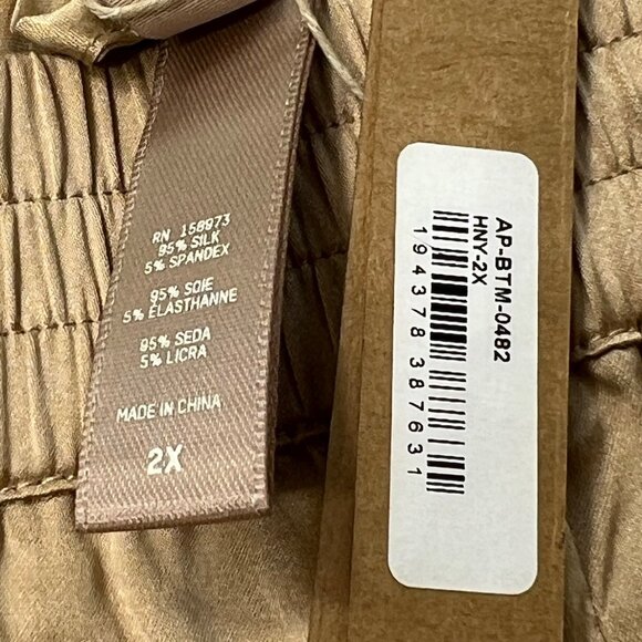 SKIMS Silk Sleep Pant Honey Womens 2X - Picture 6 of 10